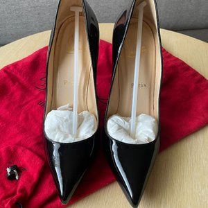 Christian Louboutin Pigalle 100mm Black Patent Leather